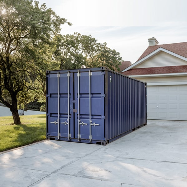 residential storage containers can be delivered right to your doorstep
